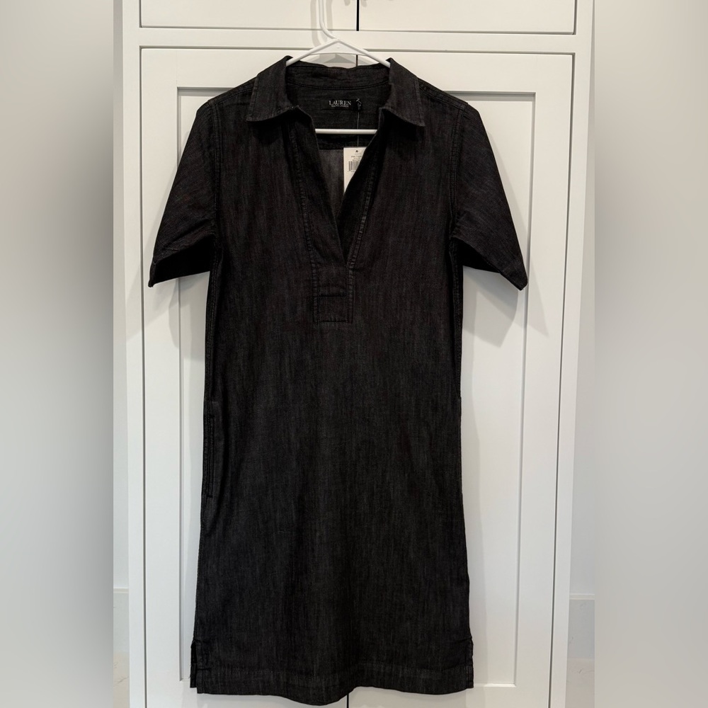 NWT - Lauren Women's Ralph Lauren Denim Shift Dress - Size XS